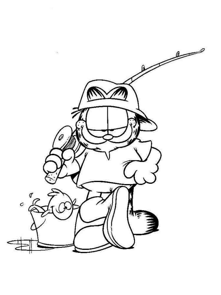 garfield i love you coloring pages - photo #36