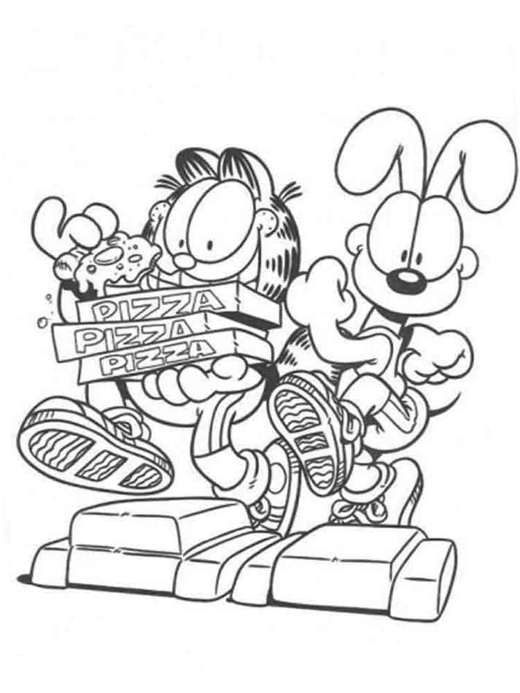 garfield i love you coloring pages - photo #22