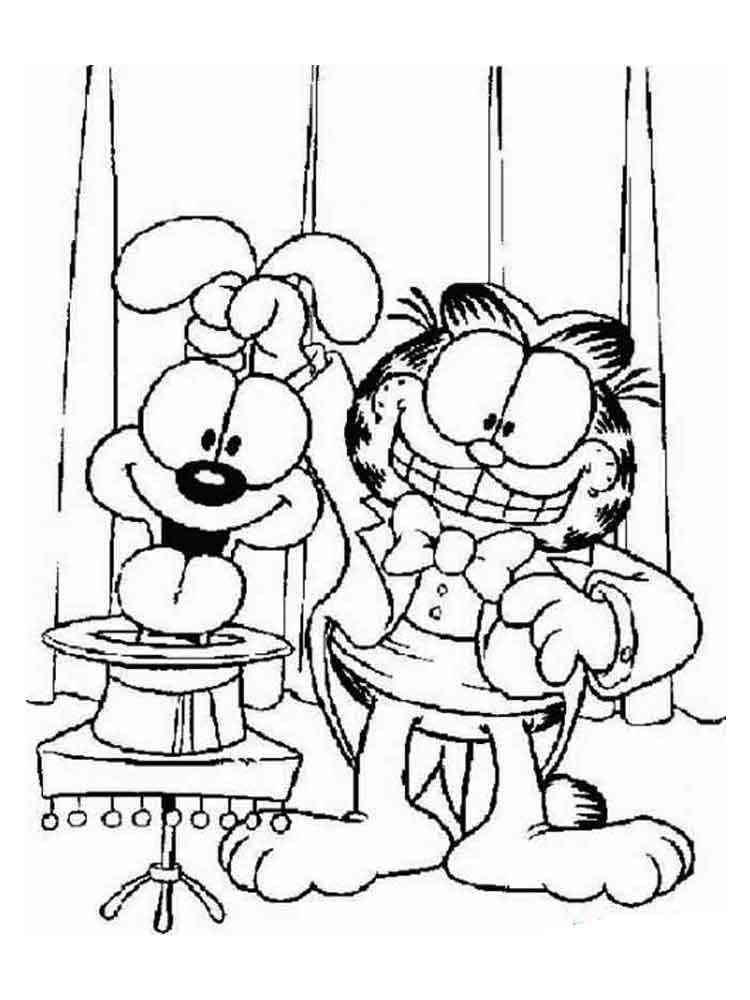 garfield coloring pages holidays - photo #30