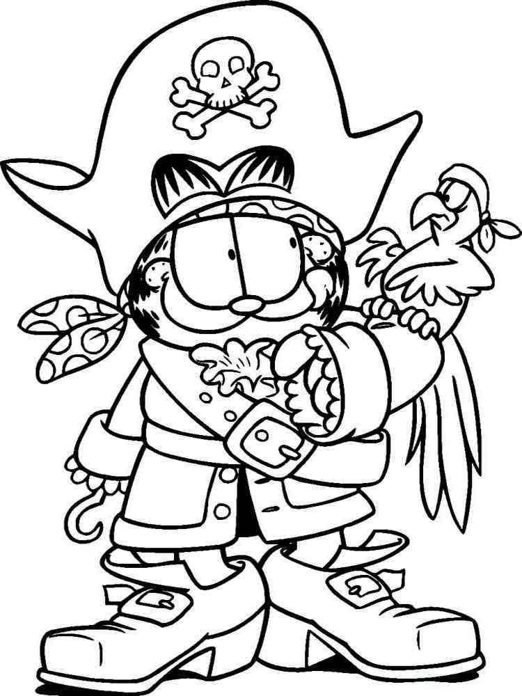 garfield comics coloring pages - photo #16