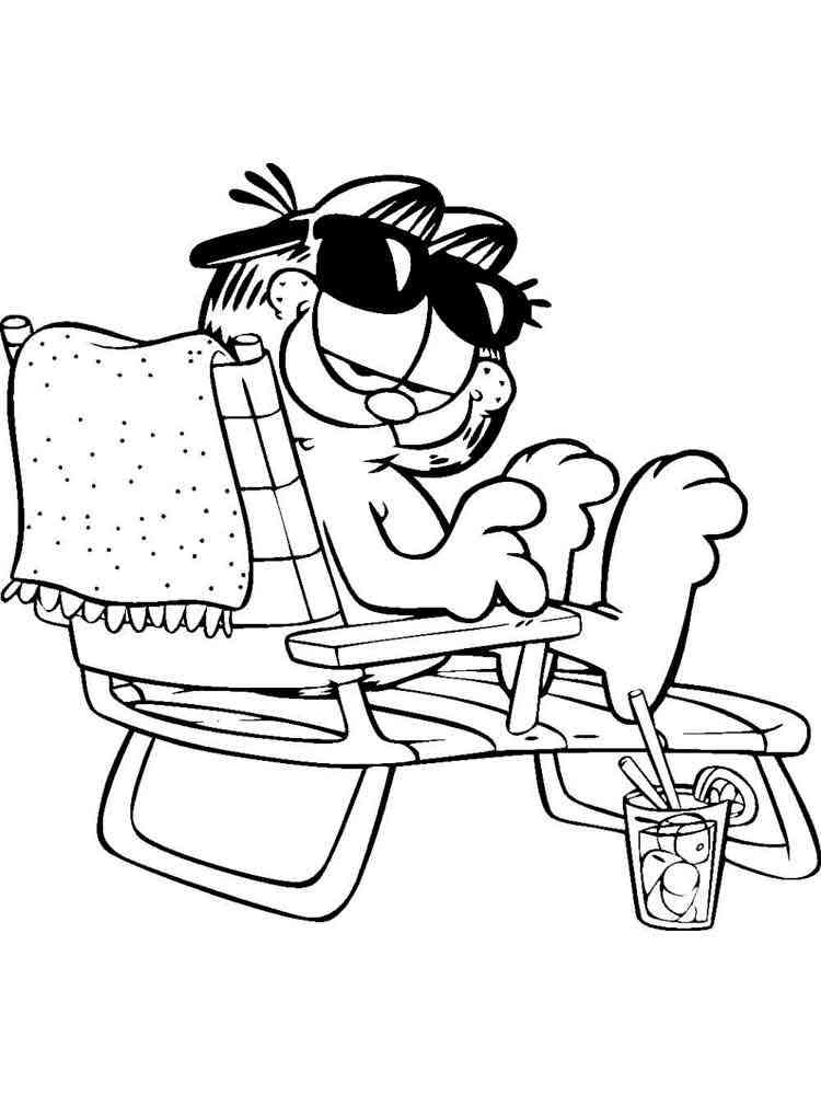 garfield i love you coloring pages - photo #28