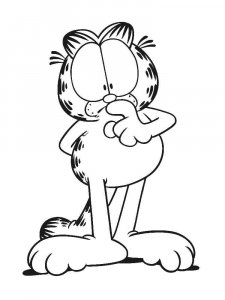 Garfield coloring page 54 - Free printable