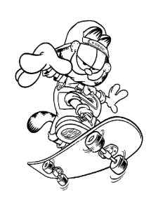 Garfield coloring page 56 - Free printable