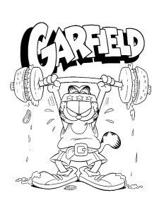 Garfield coloring page 57 - Free printable