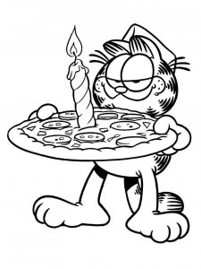 Garfield coloring page 60 - Free printable