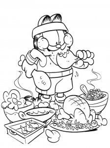 Garfield coloring page 63 - Free printable