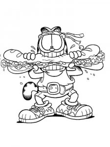Garfield coloring page 46 - Free printable