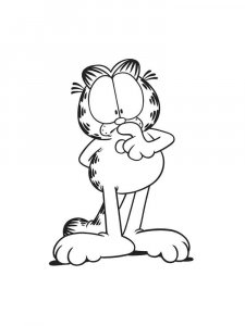 Garfield coloring page 64 - Free printable