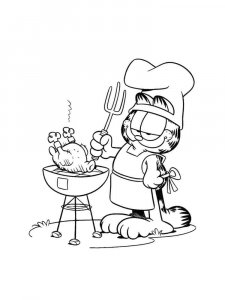 Garfield coloring page 71 - Free printable