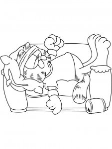 Garfield coloring page 52 - Free printable