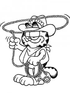 Garfield coloring page 10 - Free printable