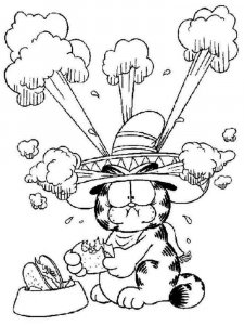 Garfield coloring page 19 - Free printable