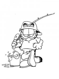 Garfield coloring page 21 - Free printable