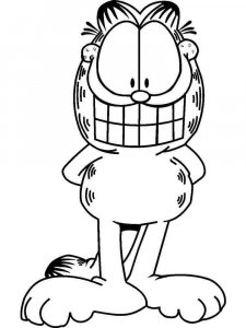 Garfield coloring page 23 - Free printable