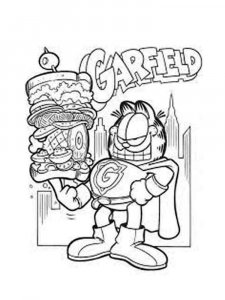 Garfield coloring page 28 - Free printable