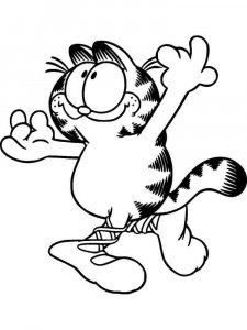 Garfield coloring page 3 - Free printable