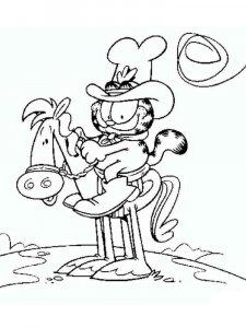 Garfield coloring page 32 - Free printable