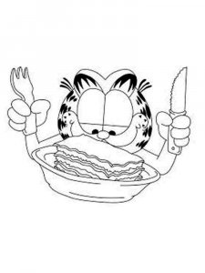 Garfield coloring page 9 - Free printable