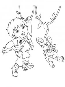 Go, Diego, Go coloring page 23 - Free printable