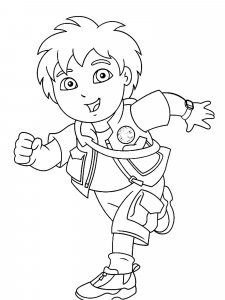 Go, Diego, Go coloring page 26 - Free printable