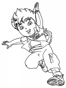 Go, Diego, Go coloring page 28 - Free printable