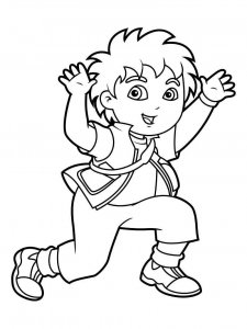 Go, Diego, Go coloring page 29 - Free printable