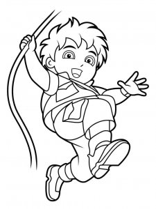 Go, Diego, Go coloring page 30 - Free printable