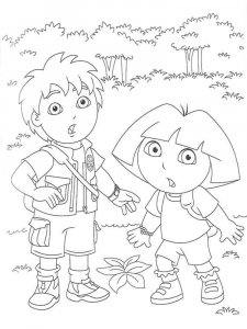 Go, Diego, Go coloring page 11 - Free printable