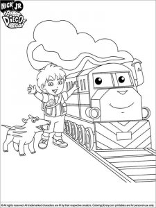 Go, Diego, Go coloring page 14 - Free printable