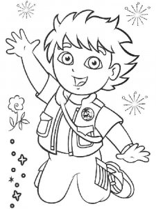 Go, Diego, Go coloring page 21 - Free printable