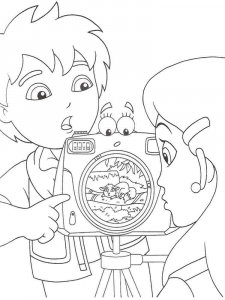 Go, Diego, Go coloring page 22 - Free printable