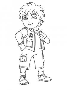 Go, Diego, Go coloring page 3 - Free printable