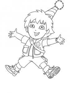 Go, Diego, Go coloring page 4 - Free printable