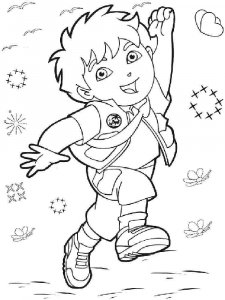 Go, Diego, Go coloring page 5 - Free printable