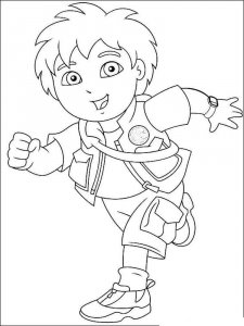 Go, Diego, Go coloring page 6 - Free printable