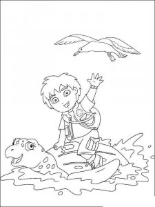Go, Diego, Go coloring page 8 - Free printable