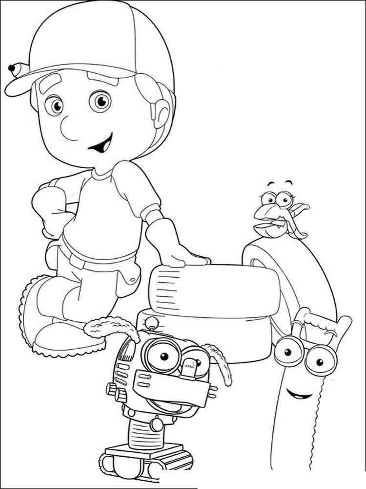 Handy Manny coloring pages. Free Printable Handy Manny coloring pages.