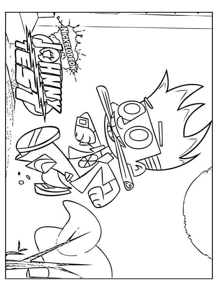 johnny test coloring pages from cartoon network - photo #16