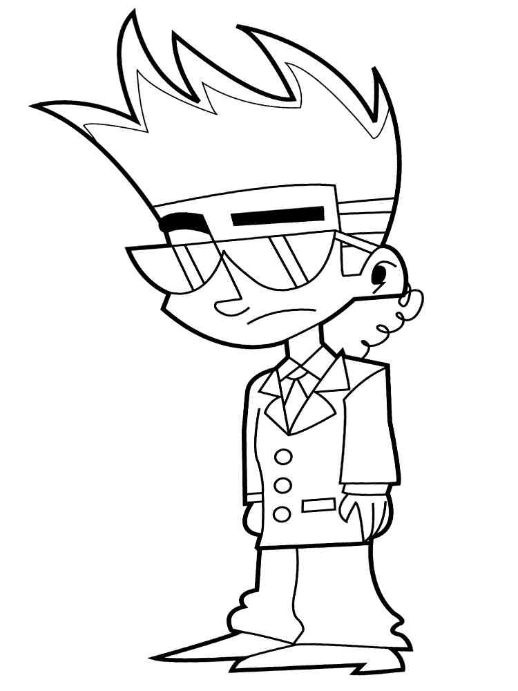 johnny test coloring pages from cartoon network - photo #2