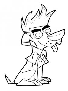 Johnny Test coloring page 2 - Free printable