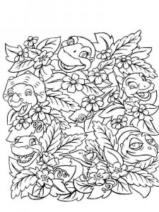 The Land Before Time coloring page 1 - Free printable