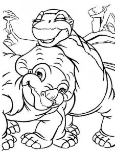 The Land Before Time coloring page 2 - Free printable