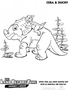 The Land Before Time coloring page 5 - Free printable