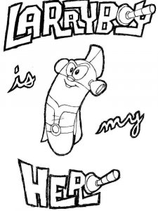 Larry Boy coloring page 16 - Free printable