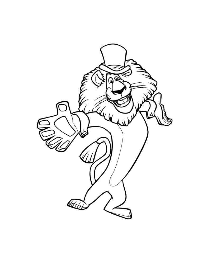 madagascar coloring pages for kids - photo #36