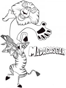 Madagascar coloring page 14 - Free printable