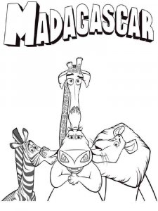 Madagascar coloring page 15 - Free printable