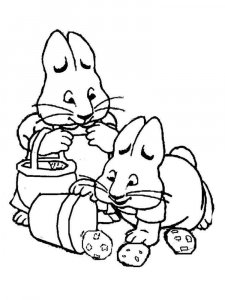 Max and Ruby coloring page 10 - Free printable