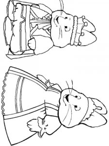 Max and Ruby coloring page 15 - Free printable