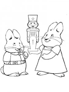 Max and Ruby coloring page 16 - Free printable